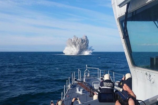 Opération de déminage à venir dans le goulet de Brest