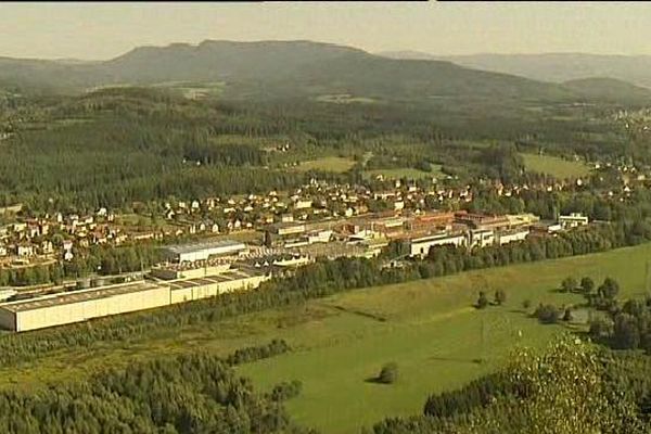 Les Papeteries de Clairefontaine à Etival (Vosges)