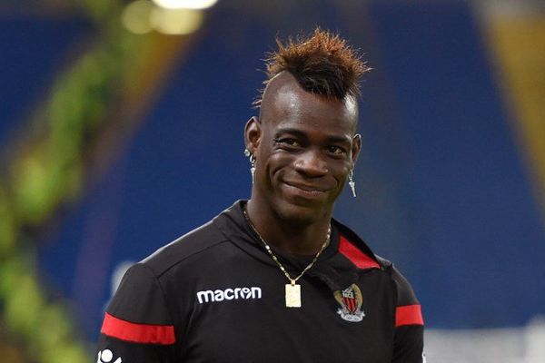 Mario Balotelli lors du dernier match européen contre la Lazio de Rome.