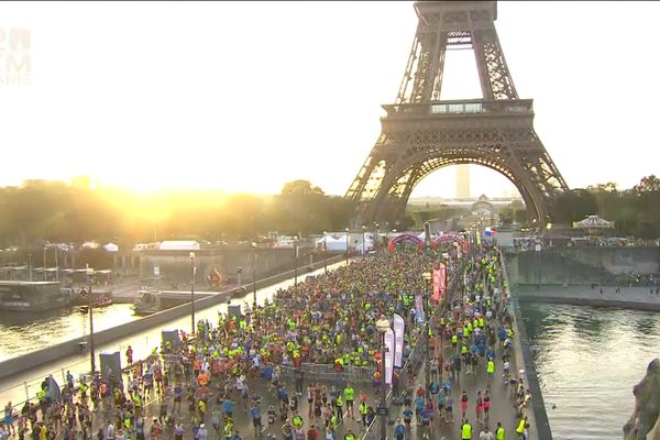 Au départ des 20 KM de Paris