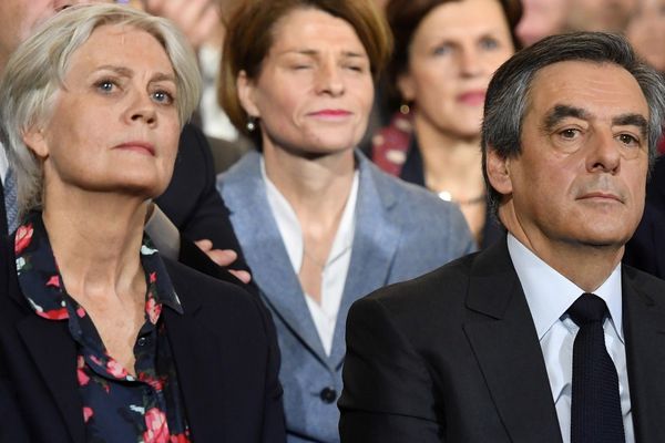 Pénélope et François Fillon le 29 janvier 2017