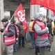 Toul : mobilisation devant le centre des Finances publiques jeudi 23 janvier 2025.