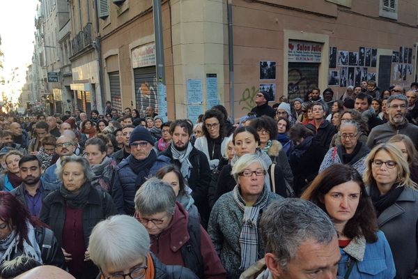 Huit minutes de silence, demain matin à 9H05, en hommage aux victimes de l'effondrement des immeubles de la rue d'Aubagne