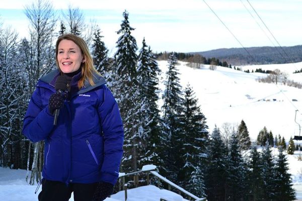 Aude Sillans en direct du tremplin de Chaux-Neuve pour les 20 ans