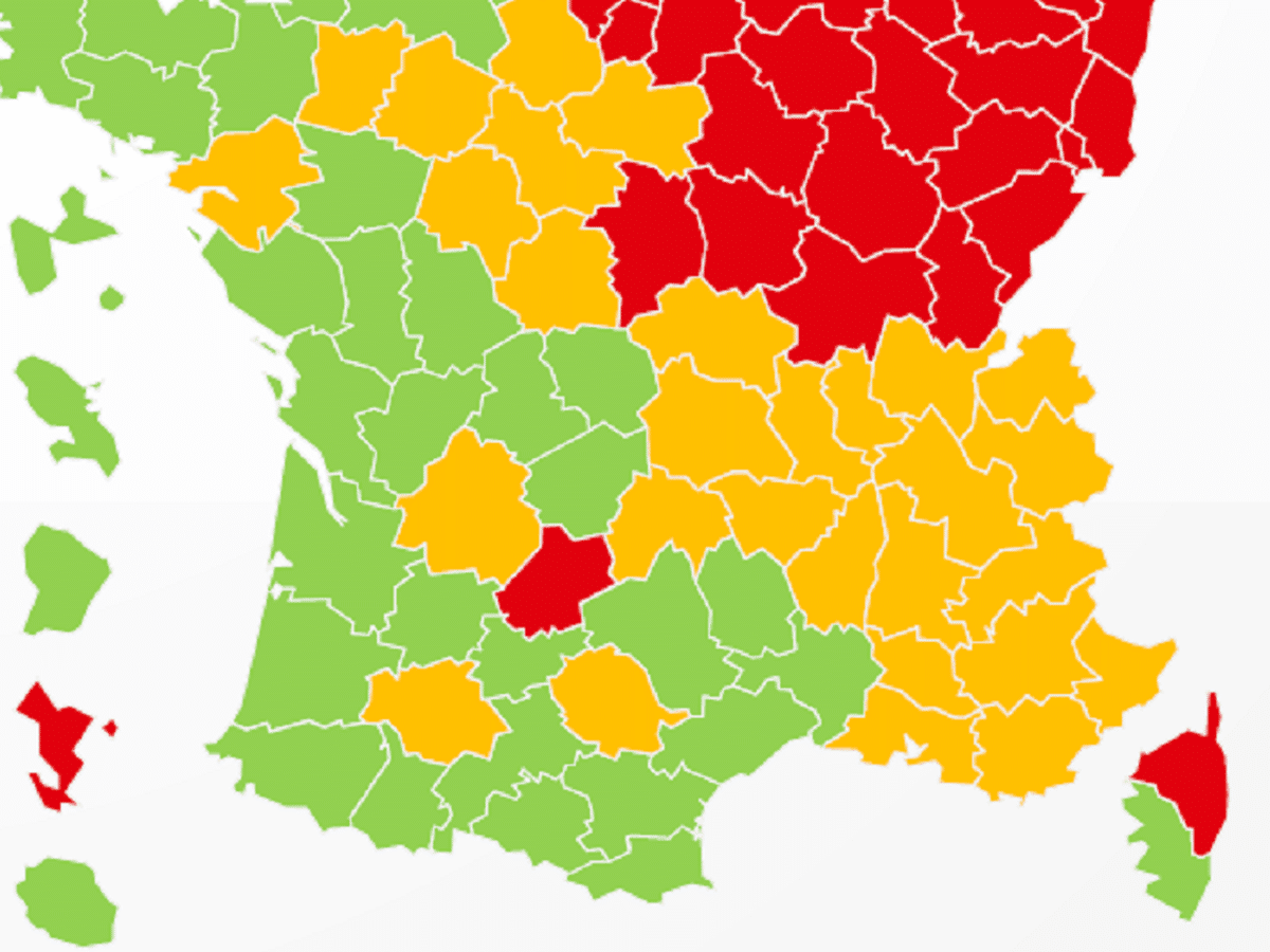 carte occitanie Carte du déconfinement en Occitanie : le Lot placé en rouge 