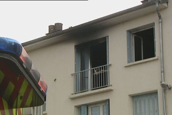 Incendie d'un appartement à Palente, un quartier de Besançon.