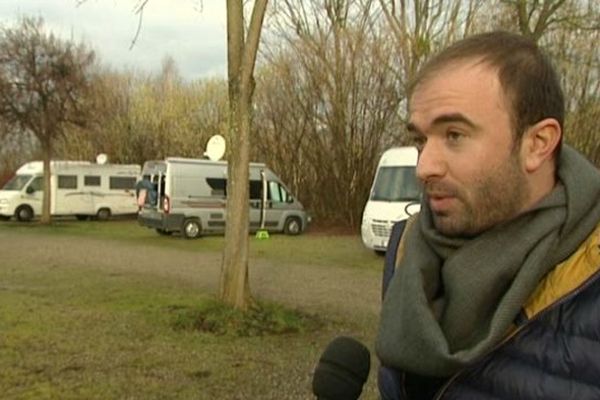 Julien Trobini, gestionnaire du camping Le Vallon de l'Ehn