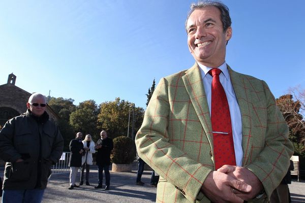 Luc Jousse, lorsqu'il était maire de Roquebrune-sur-Argens (Var).