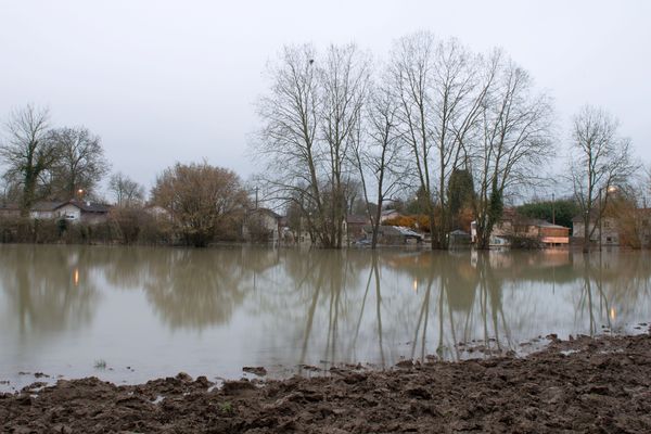 La Marne, dans le département de la Seine-et-Marne, en janvier 2018.