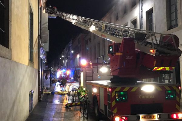 Carcassonne - L'incendie a conduit à l'évacuation de plusieurs habitations - 30.10.19