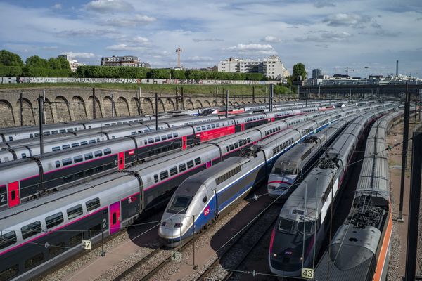 Des trains stationnés pendant le confinement - Photo d'illustration