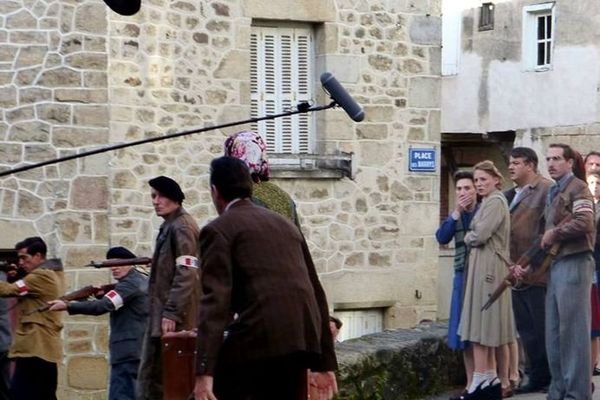 Un Village français, actuellement en tournage à Eymoutiers