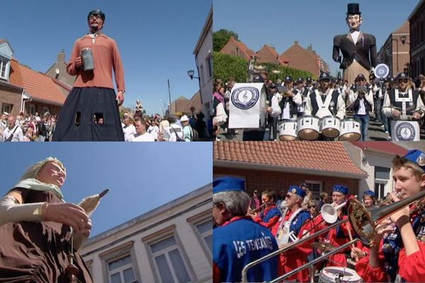 Parade des géants à Steenvoorde dimanche 7 juin 2015