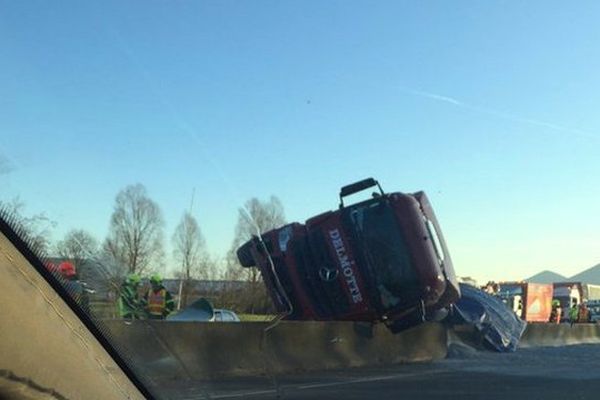 Ce lundi matin, sur l'A21.