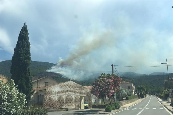 Un feu de forêt s'est déclaré ce lundi à Castellu di Rustinu