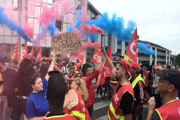 L’ambiance était tendue en comité central d'entreprise, organisé dans un hôtel de Torcy.