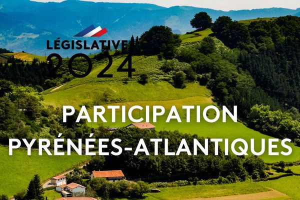 Les chiffres de la participation pour les élections législatives 2024 dans les Pyrénées-Atlantiques - 64