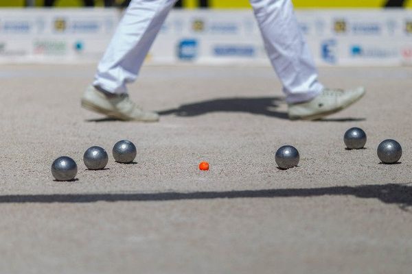 Le terrain de la finale du mondial à pétanque 2017.