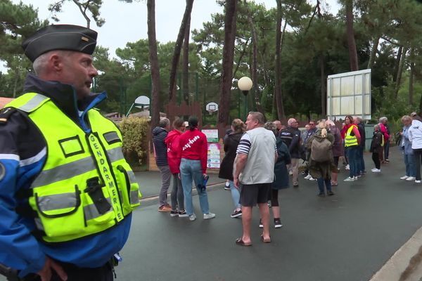 200 vacanciers ont été évacués lors de cet exercice dans un camping de la forêt de la Coubre