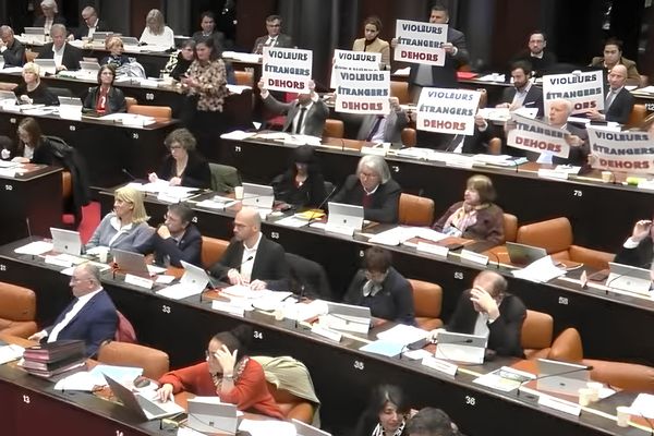 Capture d'écran du conseil régional de BFC le 11 avril 2024