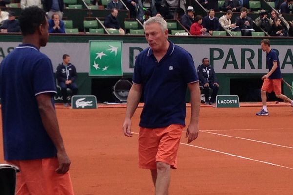 Bruno Slastan à Roland Garros, mai 2016.