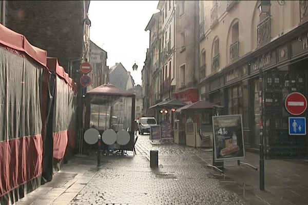 La rue Saint-Michel à Rennes