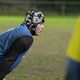 Séance d'entraînement au stade Stade poitevin rugby au stade Rébeilleau de Poitiers. Ambition affichée : la stabilité de l'équipe.