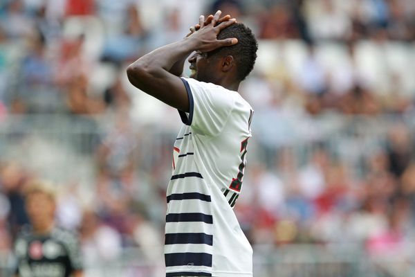 Cheick Diabaté lors du premier match de L1 contre Reims le 9 août 2015. 