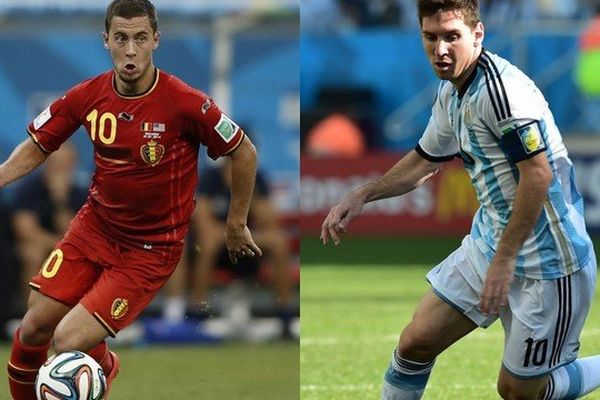 Hazard et Messi : le duel Belgique-Argentine