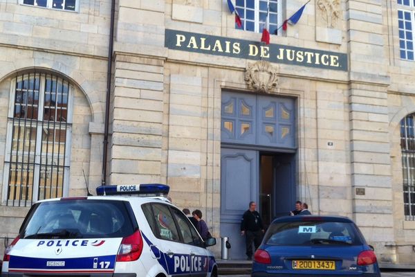 Le Palais de Justice de Vesoul, ce matin