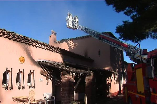 Un incendie s'est déclaré dans une maison individuelle au coeur de Béziers - 19 février 2018