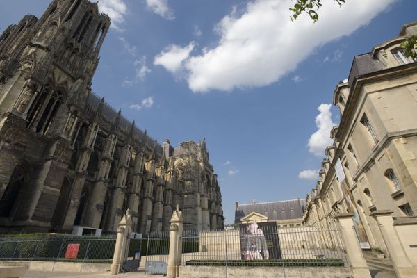 Le palais du Tau, ancienne résidence des archevêques à reims, près de la cathédrale. 