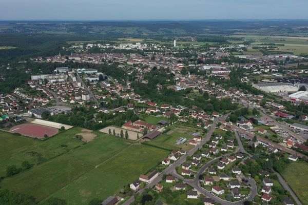 La commune d'Avallon.