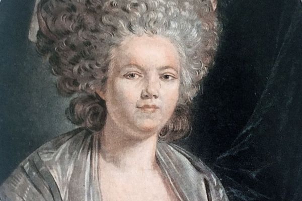 Portrait de Mademoiselle Bertin dite Rose Bertin gravé par Jean-François Janinet