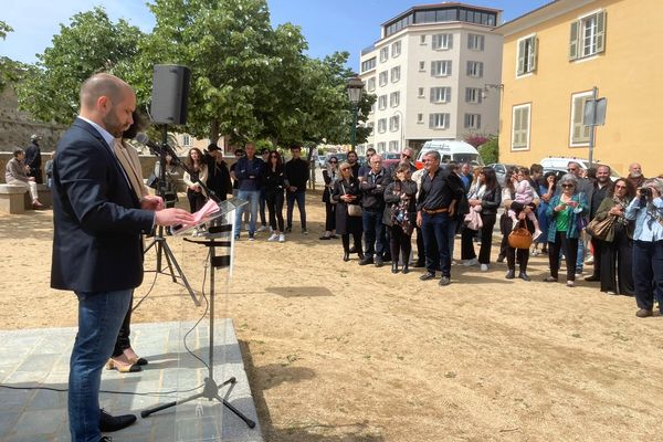 Romain Colonna a lancé sa campagne samedi 7 mai à Ajaccio.