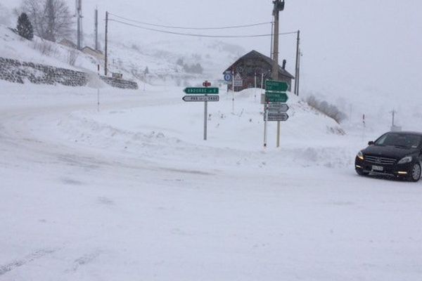 La circulation est difficile sur les routes de l'Ariège, ce samedi.