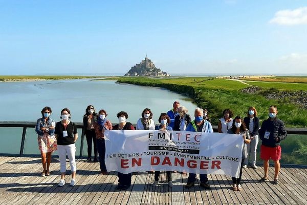 Les guides conférenciers du Mont Saint Michel s'associent à d'autres professionnels du tourisme, de l’événementiel et du tourisme, "pour ne pas rester invisibles"