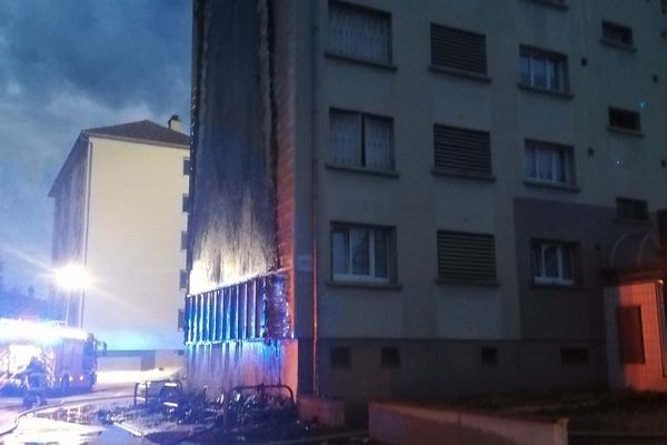 Incendie à Mandeure le 21 aout 2021