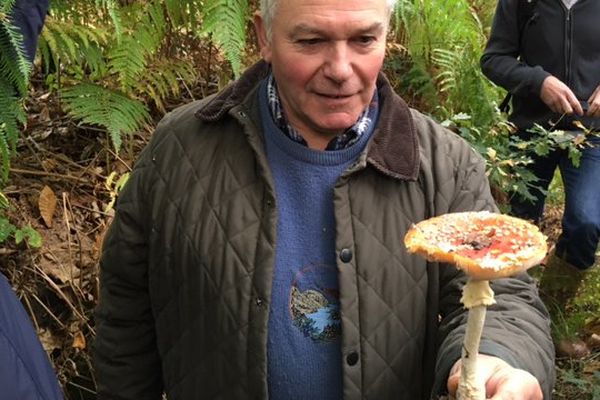 Christain Dupré de la société mycologique de Rouen présente une des espèces présentes en forêt du Rouvray. 