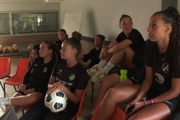 Elles étaient une dizaine de joueuses de l'ALC Longvic football à regarder le match de la coupe du monde féminine