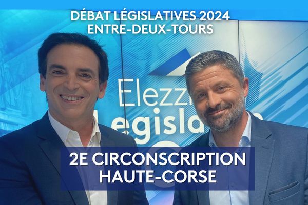 Après le désistement de la candidate RN Sylvie Jouart, duel entre François Xavier Ceccoli (divers droite), arrivé en tête des votes et Jean-Félix Acquaviva député sortant de Femu a Corsica