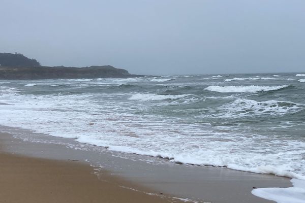 la plage de la Falaise à Guidel