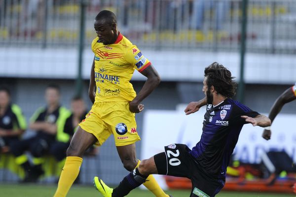 L'attaquant orléanais Livio Nabab a réussi à marquer face au Paris FC, scellant la qualification de son équipe