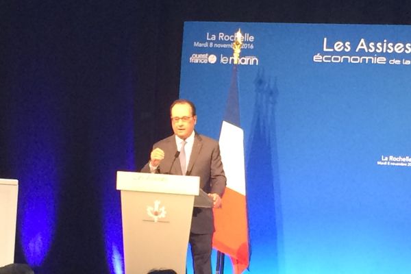 François Hollande aux Assises de la mer à la Rochelle