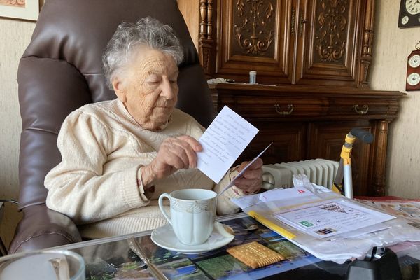 Yvonne Coussedière, 97 ans, a été escroquée de toutes ses économies.