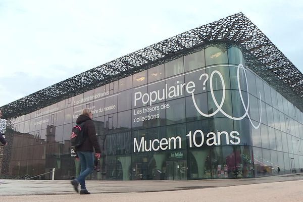 Le Mucem de Marseille a fait le plein de visiteurs en 2023, année de son 10ᵉ anniversaire.