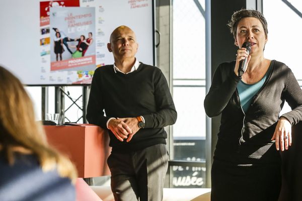 Eric Warin, directeur du CCO et Maud Raffray, membre du comité de pilotage des Fameuses depuis février 2016