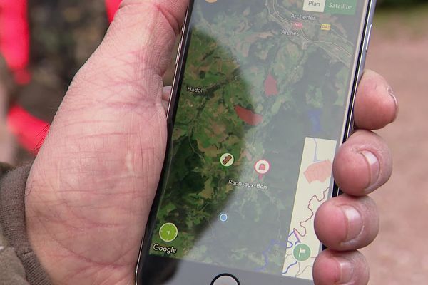 Une application pour repérer les zones de chasse à Raon-aux-Bois, dans les Vosges