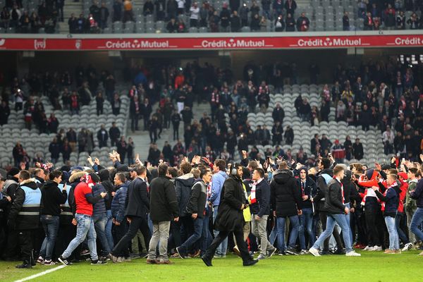 Lors de la rencontre LOSC - Montpellier, le 10 mars dernier. 