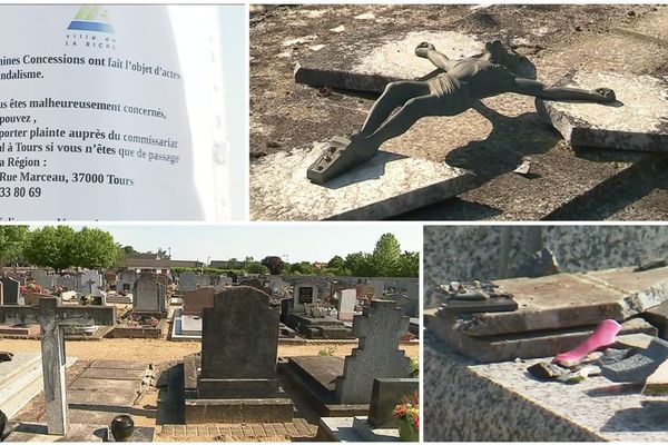 Une trentaine de tombes saccagées au cimetière de La Riche près de Tours 